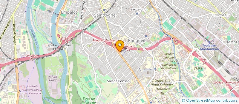 localisation de l'entreprise ACTION-DYNAMISATION-SEMINAIRES  TOULOUSE
