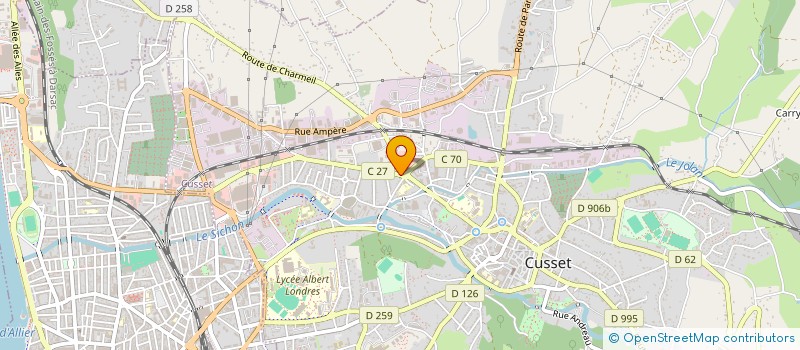 localisation de l'entreprise ACTION ECO-LOGIS à CUSSET