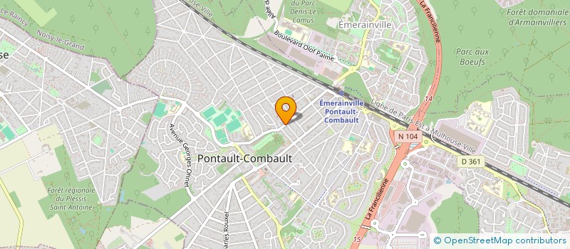 localisation de l'entreprise ACTION ECONOMIQUE ET COMMERCIALE A PONTAULT COMBAULT à PONTAULT-COMBAULT