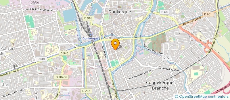localisation de l'entreprise ACTION EDUCATIVE ET SOCIALE  DUNKERQUE