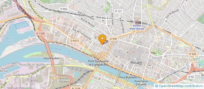 localisation de l'entreprise ACTION EDUCATIVE MILIEU OUVERT à ROUEN