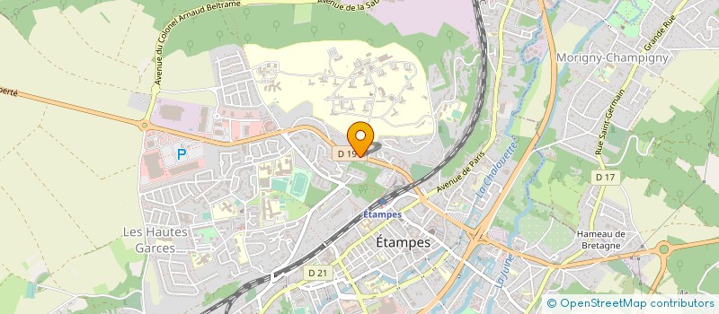 localisation de l'entreprise ACTION EMPLOI à ETAMPES