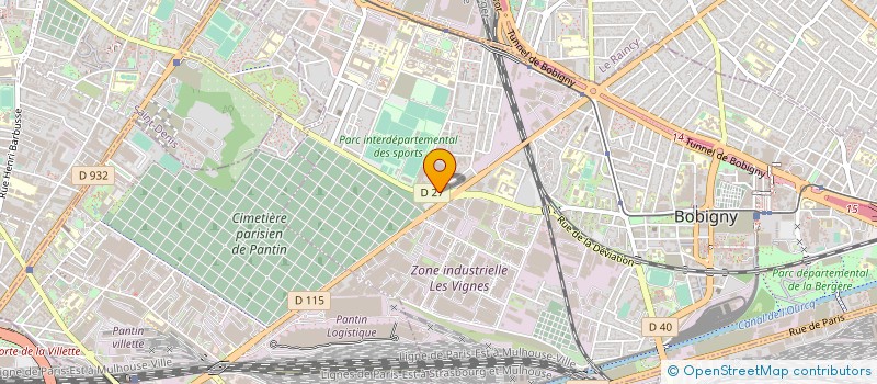 localisation de l'entreprise ACTION ENERGY ET DEVELOPPEMENT à BOBIGNY