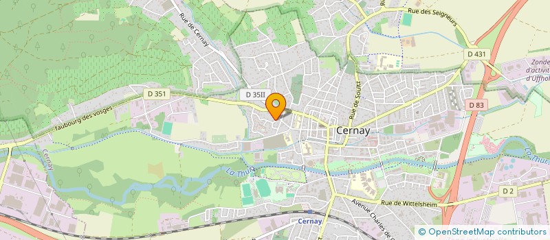 localisation de l'entreprise ACTION ET STRATEGIE à CERNAY