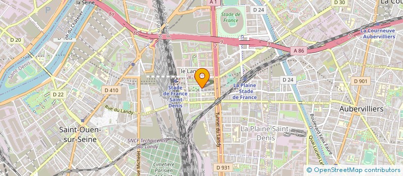 localisation de l'entreprise ACTION ET TRAVAIL POUR TOUS à SAINT-DENIS