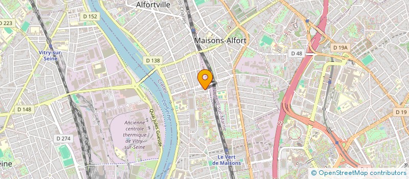 localisation de l'entreprise ACTION ETHIQUE à ALFORTVILLE