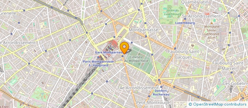 localisation de l'entreprise ACTION ETRANGE  PARIS