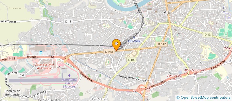 localisation de l'entreprise ACTION EURO SUD à ALBI