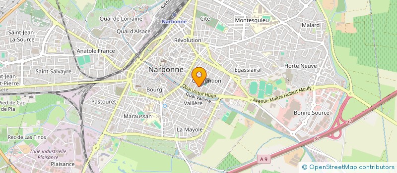 localisation de l'entreprise ACTION EVANGELIQUE DE PENTECOTE à NARBONNE