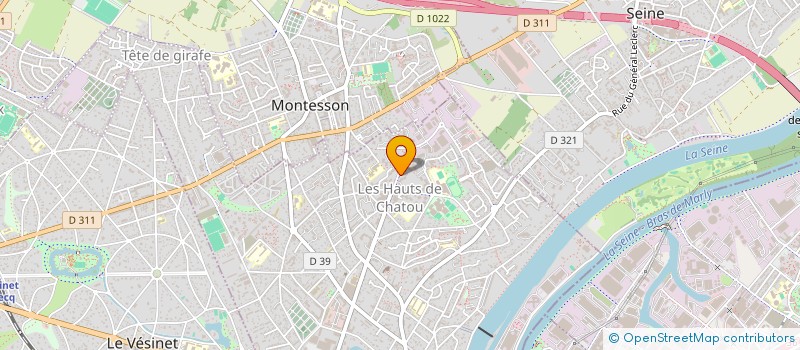 localisation de l'entreprise ACTION+EVENTS  CHATOU