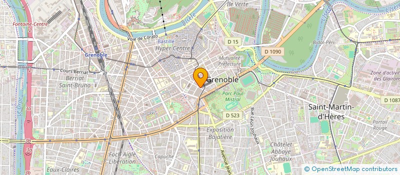 localisation de l'entreprise ACTION EXPORT à GRENOBLE