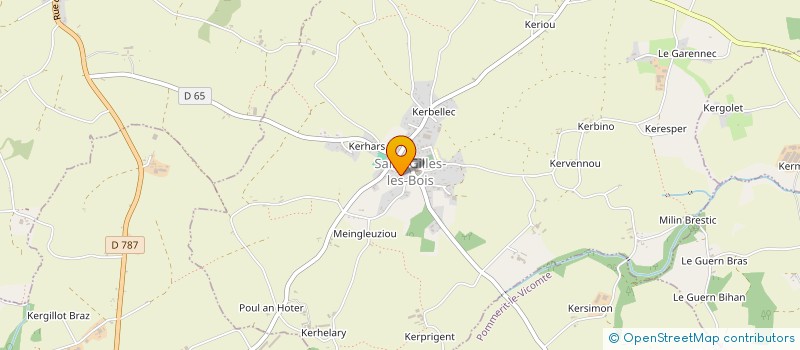 localisation de l'entreprise ACTION FINANCE  TREGUIDEL