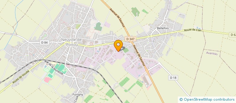 localisation de l'entreprise ACTION FINANCEMENT PRETS IMMOBILIERS à NEUVILLE-DE-POITOU