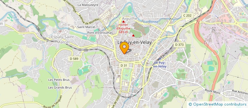 localisation de l'entreprise ACTION FINANCES  LE PUY-EN-VELAY