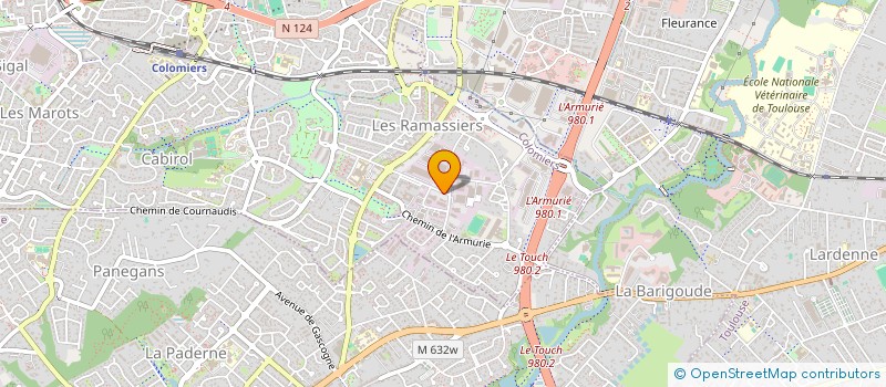 localisation de l'entreprise ACTION FIRST à COLOMIERS