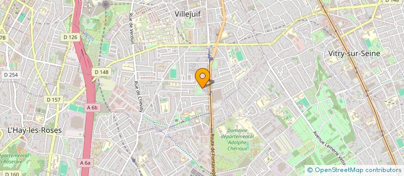 localisation de l'entreprise ACTION FORMATION à VILLEJUIF