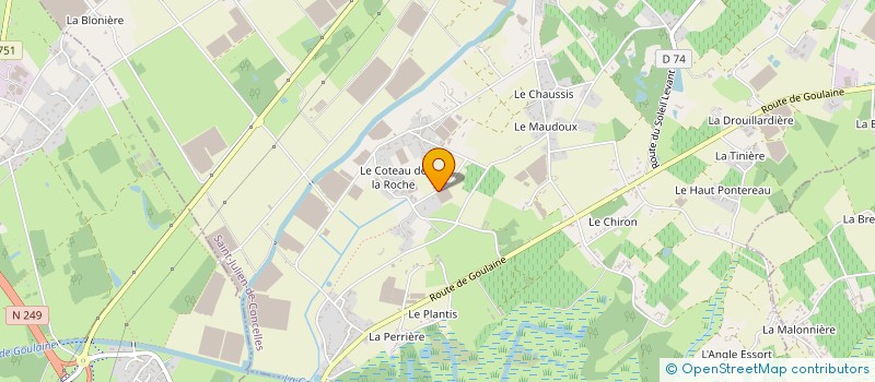 localisation de l'entreprise ACTION FORMATION COMMERCE à SAINT-JULIEN-DE-CONCELLES