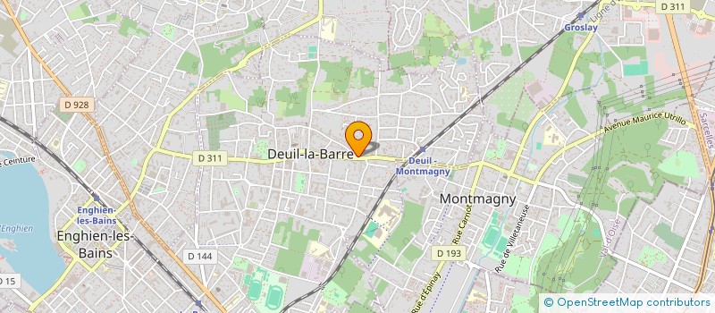 localisation de l'entreprise ACTION FORMATION EMPLOI  DEUIL-LA-BARRE