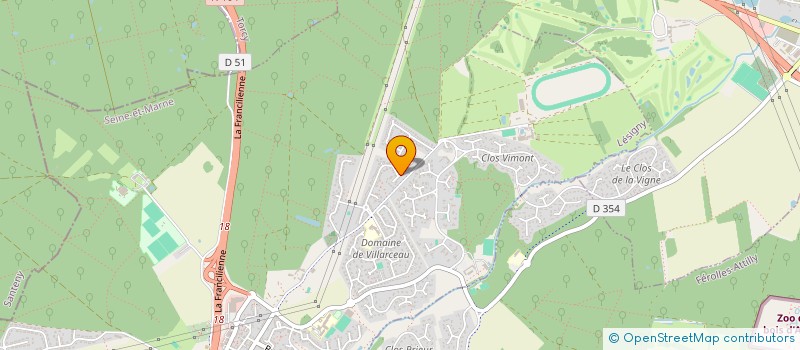 localisation de l'entreprise ACTION FORMATION RECRUTEMENT CONSEILS  LESIGNY