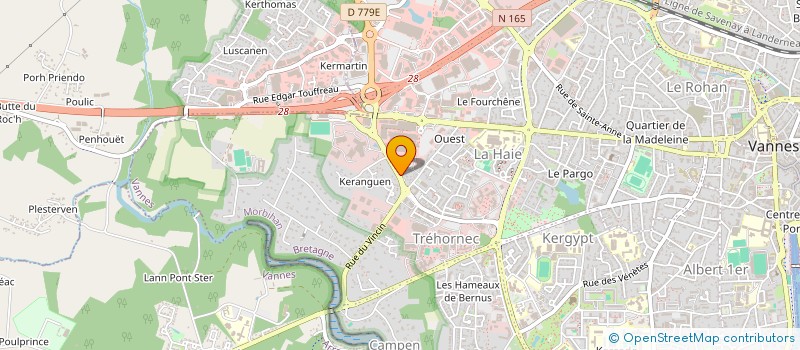 localisation de l'entreprise ACTION FUN à VANNES