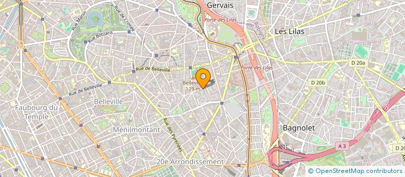 localisation de l'entreprise ACTION GLOBALE INTERNATIONALE IDF  PARIS