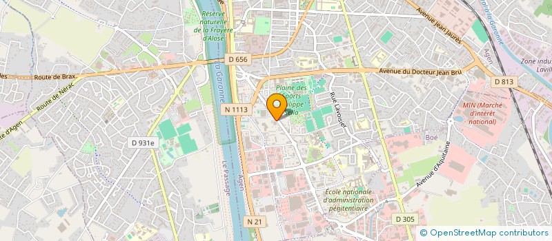 localisation de l'entreprise ACTION GROUPE COMMUNICATION  AGEN