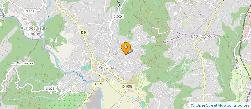 localisation de l'entreprise ACTION GRUES SERVICES à PEGOMAS
