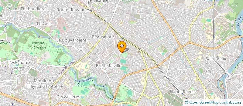 localisation de l'entreprise ACTION HUMANITAIRE MIGRANTS (AHM) à NANTES