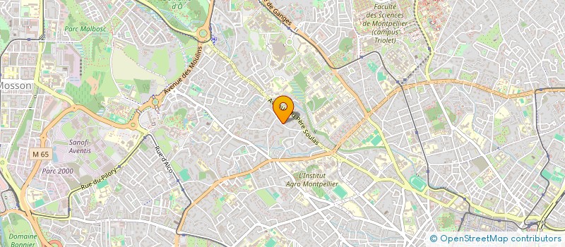 localisation de l'entreprise ACTION HUMANITAIRE POUR LE DEVELOPPEMENT DURABLE(AHDD) à MONTPELLIER