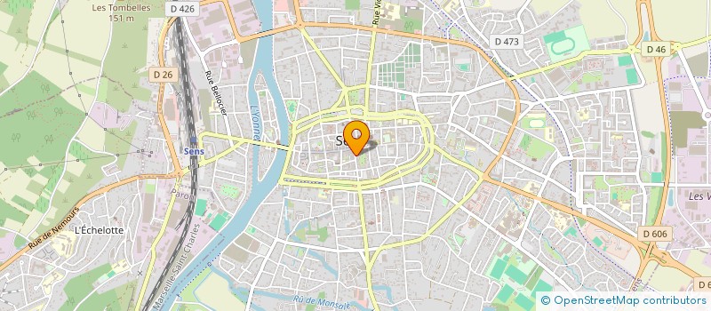 localisation de l'entreprise ACTION HUMANITAIRES POUR LE SOUTIEN DES POPULATIONS AU TOGO à SENS