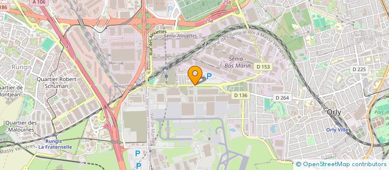 localisation de l'entreprise ACTION HYGIENE SERVICE 3D  ORLY