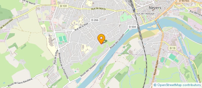localisation de l'entreprise ACTION IMMO  NEVERS