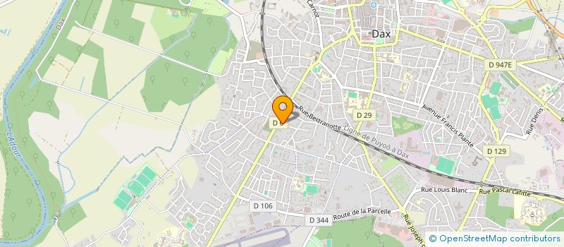 localisation de l'entreprise ACTION IMMO SAINT PIERRE à DAX