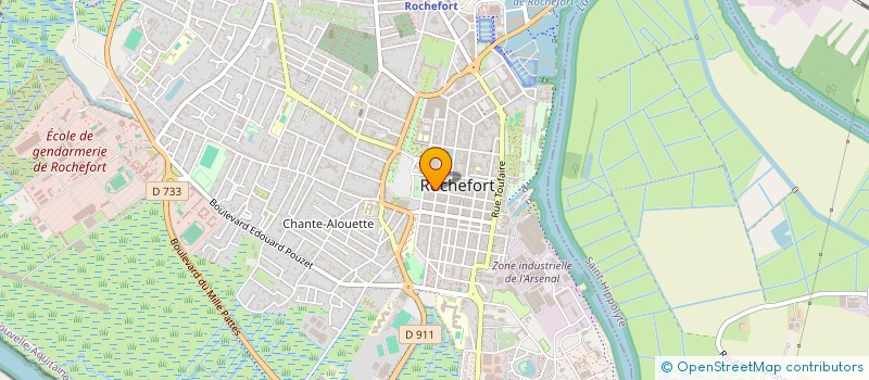 localisation de l'entreprise ACTION IMMOBIL ROCHEFORT LA ROCHELLE  ROCHEFORT