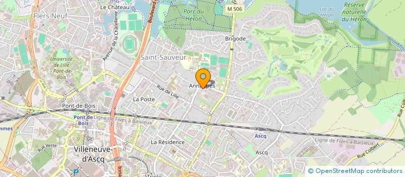 localisation de l'entreprise ACTION IMMOBILIER VILLENEUVE D'ASCQ à VILLENEUVE-D'ASCQ