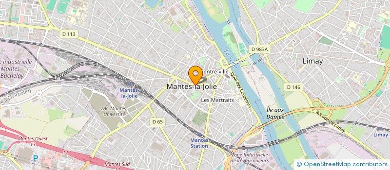 localisation de l'entreprise ACTION IMMOBILIERE AB 78 à MANTES-LA-JOLIE