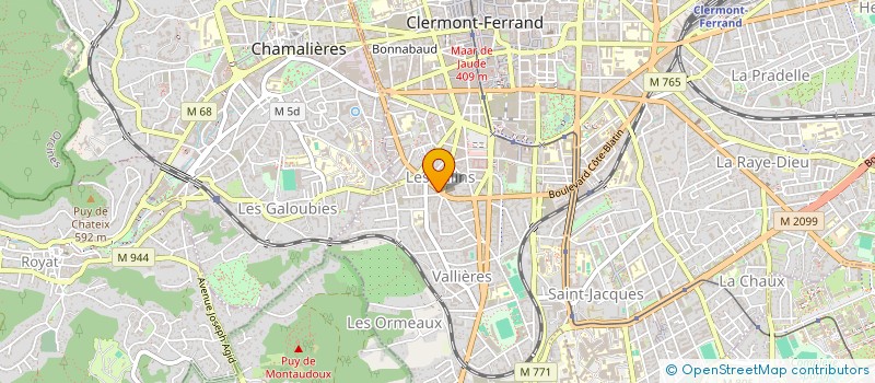 localisation de l'entreprise ACTION INCENDIE à CLERMONT-FERRAND