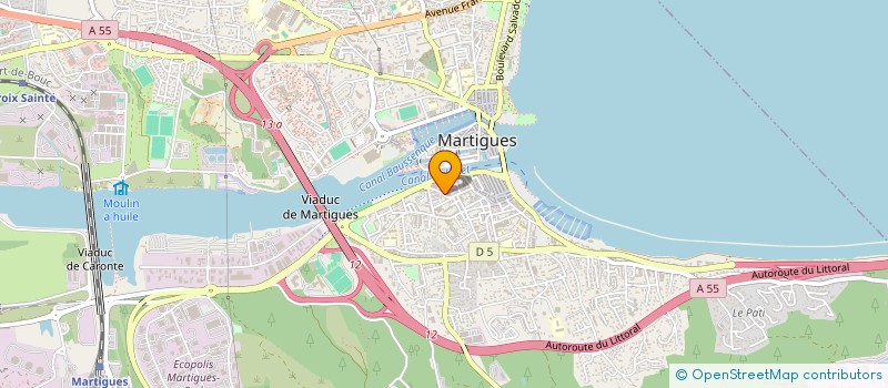 localisation de l'entreprise ACTION INCENDIE à MARTIGUES