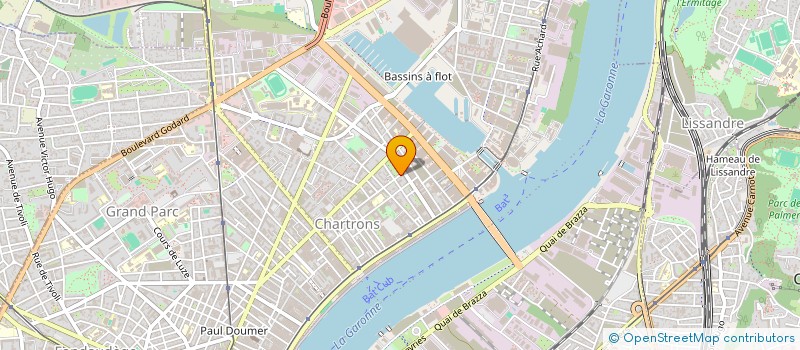 localisation de l'entreprise ACTION INSERTION EMPLOI FORMATION à BORDEAUX