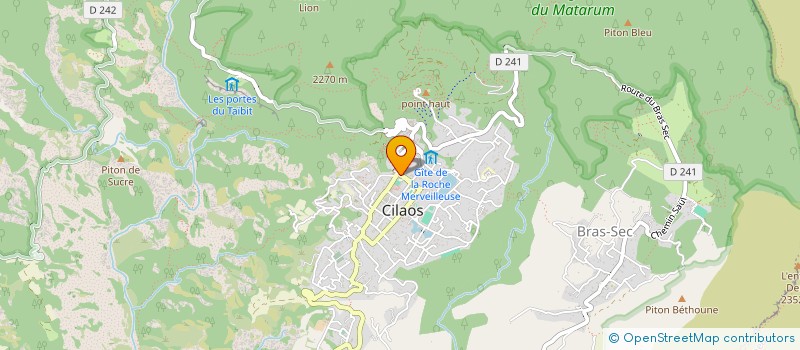 localisation de l'entreprise ACTION INSERTION LOCOMOT ECOUTE SERVICES à CILAOS