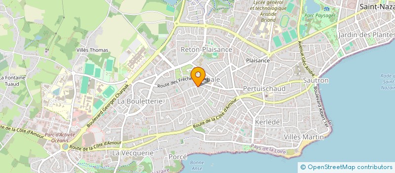 localisation de l'entreprise ACTION INTERNATIONALE CONTRE L'IMPUNITE (A.I.C.I.). à SAINT-NAZAIRE