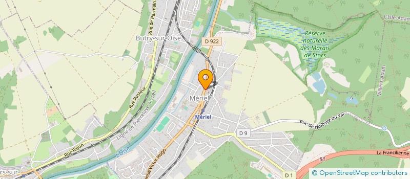 localisation de l'entreprise ACTION INTERNATIONALE LUMIERE D ESPERANCE  MERIEL