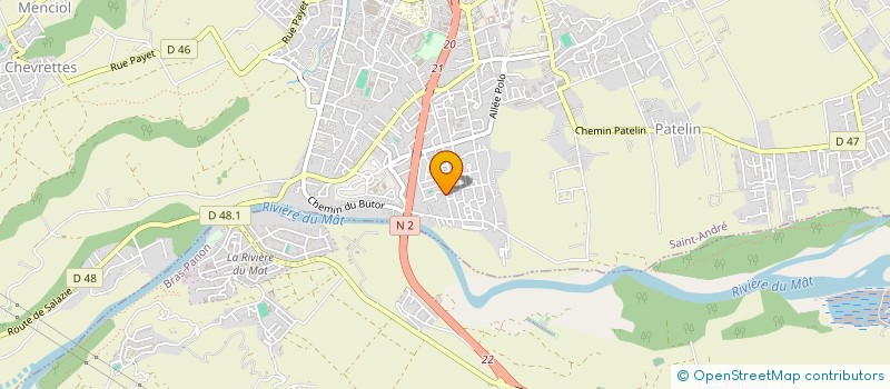 localisation de l'entreprise ACTION JEUNESSE DE L'EST à SAINT-ANDRE