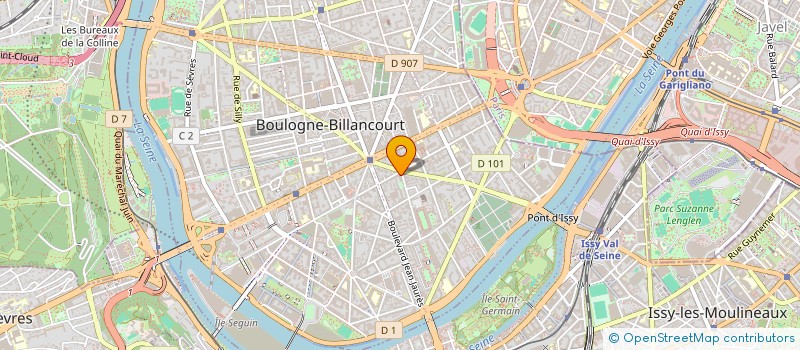 localisation de l'entreprise ACTION LEUCEMIES à BOULOGNE-BILLANCOURT