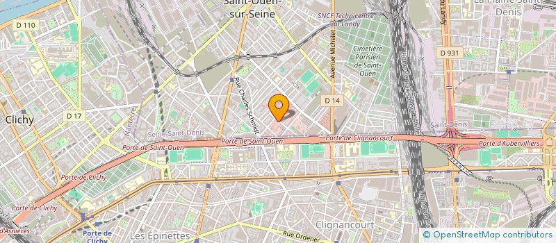 localisation de l'entreprise ACTION LEVAGE FORMATIONS à SAINT-OUEN-SUR-SEINE