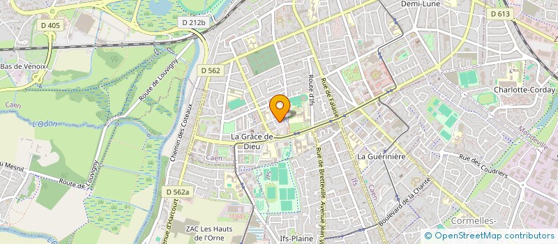 localisation de l'entreprise ACTION LEX, SOCIETE CIVILE PROFESSIONNELLE TITULAIRE D'UN OFFICE DE COMMISSAIRES DE JUSTICE à CAEN