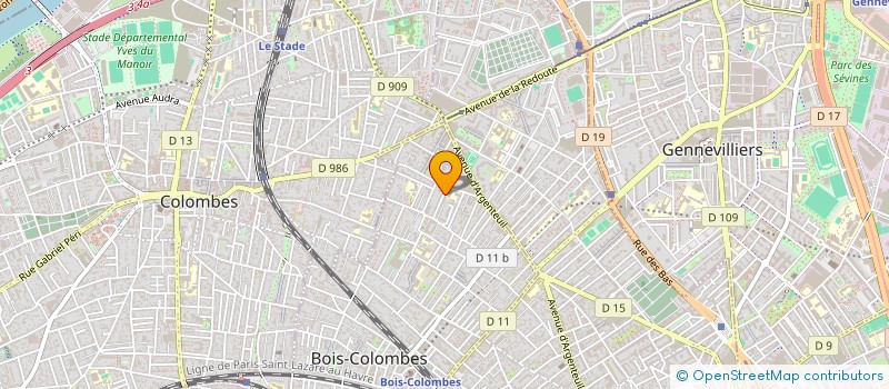 localisation de l'entreprise ACTION LGBT à BOIS-COLOMBES