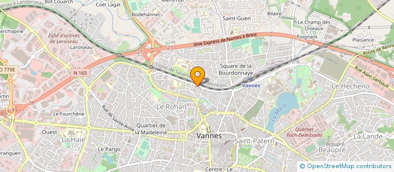 localisation de l'entreprise ACTION LOGISTIQUE ET PRODUCTION INTERNATIONALE ALIMENTAIRE à VANNES