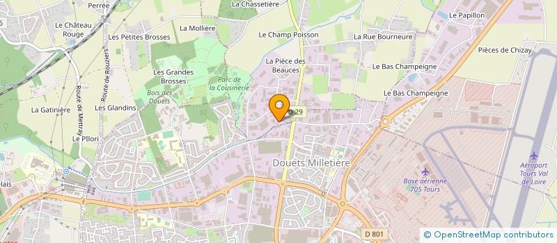 localisation de l'entreprise ACTION MAISON SHOP  NOTRE-DAME-D'OE