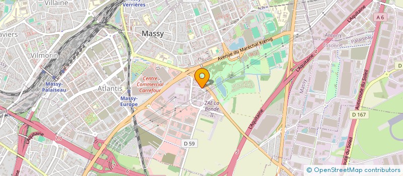 localisation de l'entreprise ACTION MANAGEMENT INCENTIVE SERVICES AMIS à MASSY